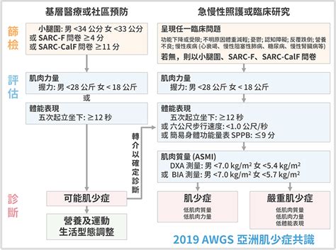 五下坐站|《肌少症》如何篩檢 & 診斷肌少症？快來看最新版的。